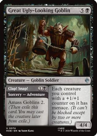 Great Ugly-Looking Goblin (Showcase) (Surge Foil) (HOB-259) - The Hobbit Foil