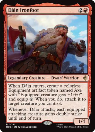 Dain Ironfoot (HOB-091) - The Hobbit Foil