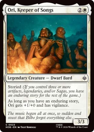 Ori, Keeper of Songs (HOB-023) - The Hobbit Foil