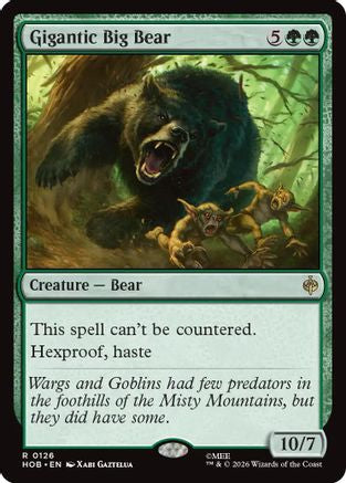 Gigantic Big Bear (HOB-126) - The Hobbit Foil