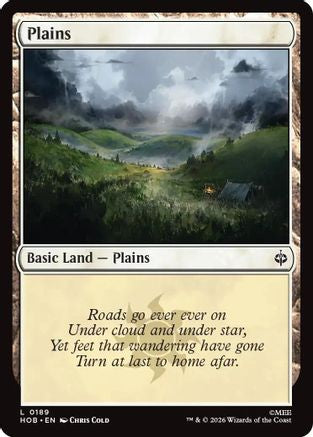Plains (0189) (HOB-189) - The Hobbit Foil
