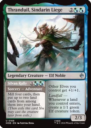 Thranduil, Sindarin Liege (HOB-166) - The Hobbit
