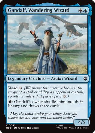 Gandalf, Wandering Wizard (HOB-041) - The Hobbit Foil