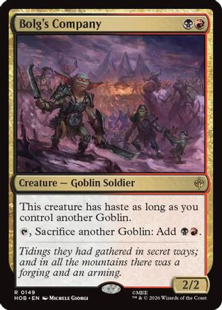 Bolg's Company (HOB-149) - The Hobbit Foil