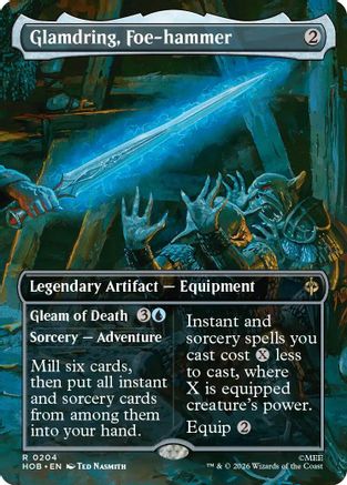 Glamdring, Foe-hammer (Borderless) (HOB-204) - The Hobbit Foil