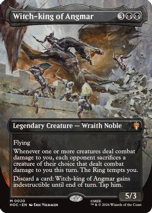 Witch-king of Angmar (Borderless) (HOC-020) - The Hobbit: Eternal-Legal