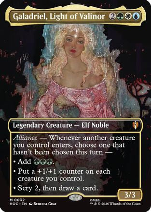 Galadriel, Light of Valinor (Borderless) (HOC-032) - The Hobbit: Eternal-Legal