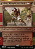 Samut, Vizier of Naktamun (Showcase) (MAT-095) - March of the Machine: The Aftermath: (Showcase) (Borderless)