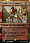 Samut, Vizier of Naktamun (Showcase) (MAT-095) - March of the Machine: The Aftermath: (Showcase) (Borderless) Foil