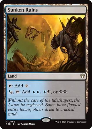 Sunken Ruins (FRC-086) - Commander: Reality Fracture