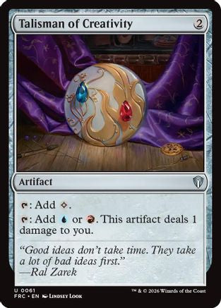 Talisman of Creativity (FRC-061) - Commander: Reality Fracture