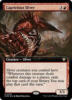 Capricious Sliver (Extended Art) (CMM-765) - Commander Masters: (Extended Art)