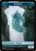 Illusion // Jace Double-Sided Token (FRA-4 // 5) - Reality Fracture