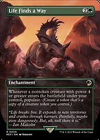 Life Finds a Way (Borderless) (REX-005) - Jurassic World Collection