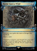 Borne Upon a Wind (Showcase Scrolls) (LTR-495) - The Lord of the Rings: Tales of Middle-earth: (Showcase) Foil