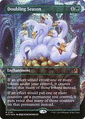 Doubling Season (Anime Borderless) (Confetti Foil) (WOT-101) - Wilds of Eldraine: Enchanting Tales Foil