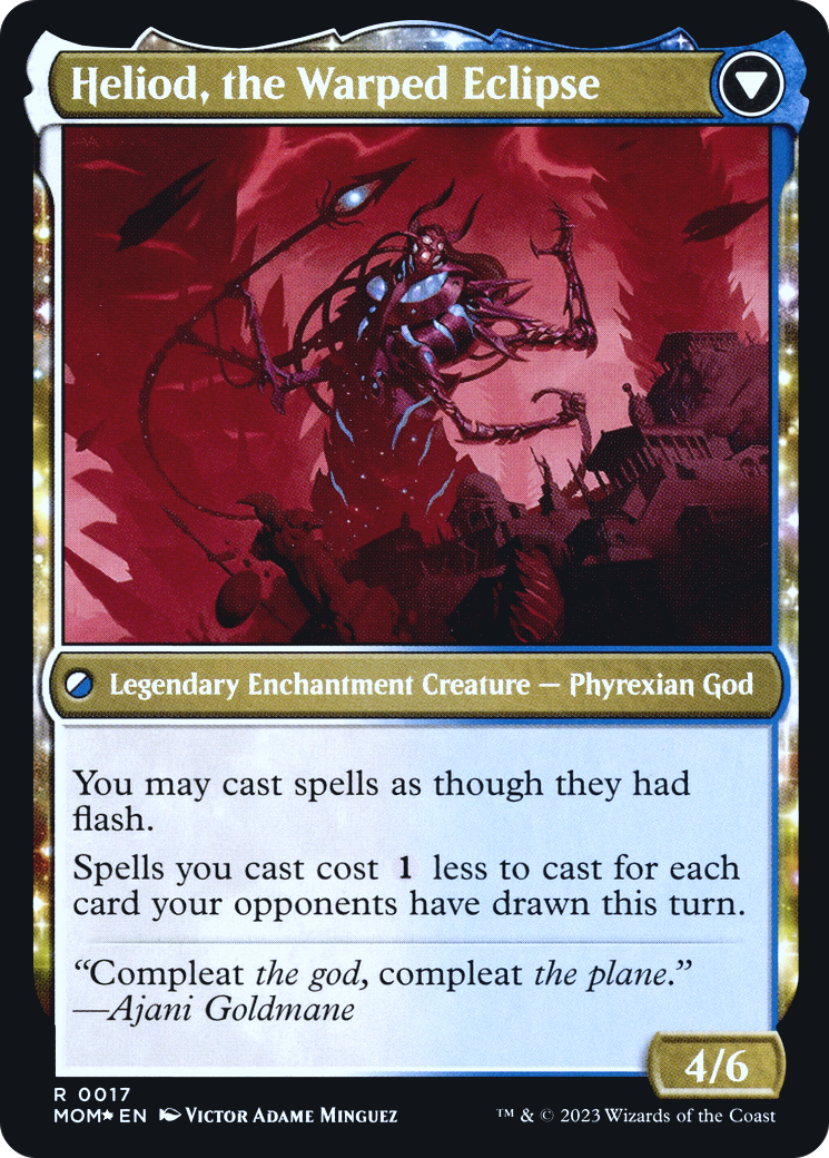 Heliod, the Radiant Dawn (PRE-17S) - March of the Machine Promos: (enchantment) Foil