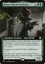 Ruxa, Patient Professor (Extended Art) (C21-393) - Commander 2021: (Extended Art)