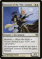 Samurai of the Pale Curtain (LIST-CHK-43) - The List