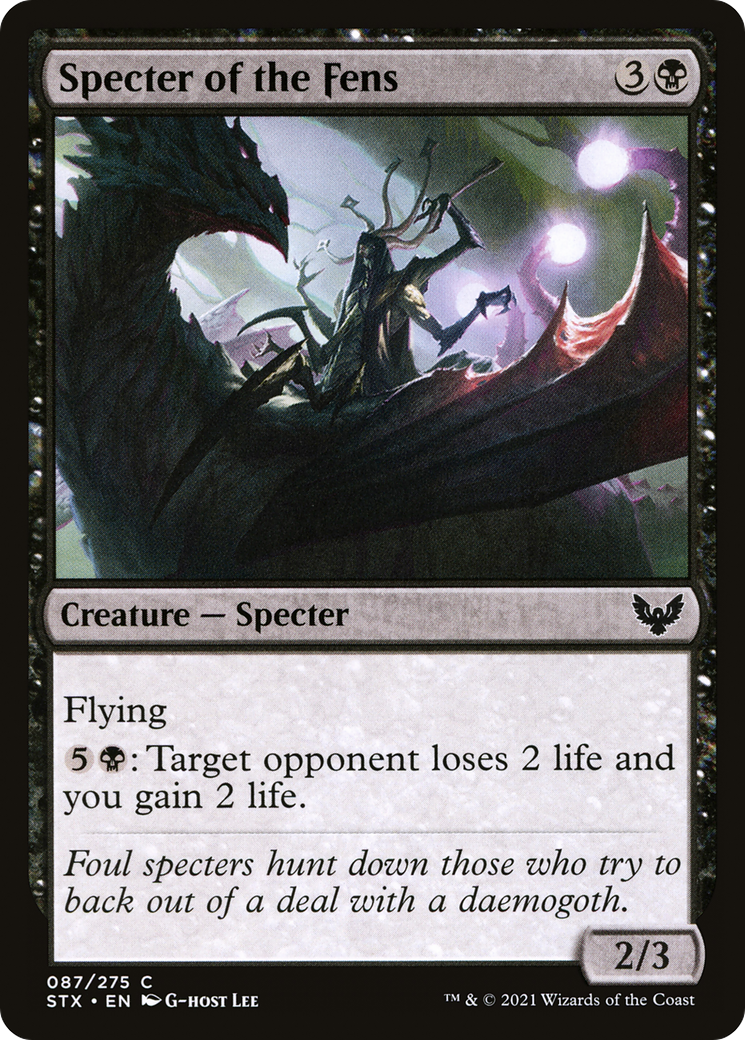 Specter of the Fens (STX-087) - Strixhaven: School of Mages