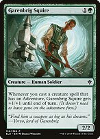 Garenbrig Squire (ELD-158) - Throne of Eldraine Foil