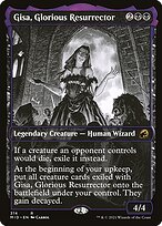 Gisa, Glorious Resurrector (Showcase) (MID-314) - Innistrad: Midnight Hunt: (Showcase) Foil