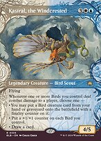 Kastral, the Windcrested (Showcase) (BLB-335) - Bloomburrow: (Showcase) (Borderless)