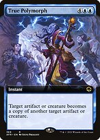 True Polymorph (Extended Art) (AFR-369) - Adventures in the Forgotten Realms: (Extended Art) Foil