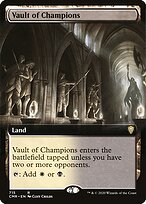 Vault of Champions (Extended Art) (CMR-715) - Commander Legends: (Extended Art)