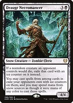 Draugr Necromancer (KHM-086) - Kaldheim: (snow) Foil