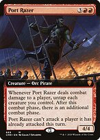 Port Razer (Extended Art) (CMR-669) - Commander Legends: (Extended Art)