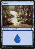 Island (256) (ELD-256) - Throne of Eldraine Foil
