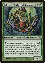 Sakiko, Mother of Summer (BOK-141) - Betrayers of Kamigawa Foil