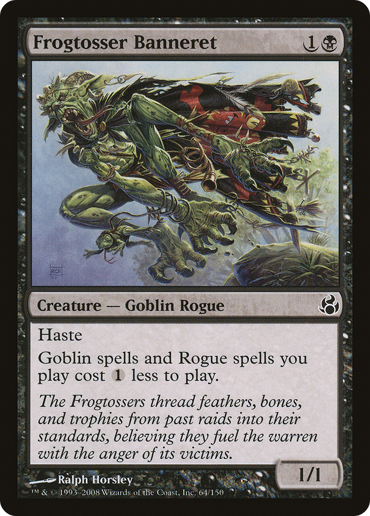 Frogtosser Banneret (MOR-064) - Morningtide Foil