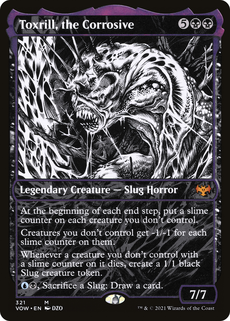 Toxrill, the Corrosive (Showcase) (VOW-321) - Innistrad: Crimson Vow: (Showcase)