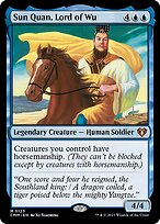 Sun Quan, Lord of Wu (CMM-123) - Commander Masters
