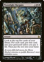 Moonlight Bargain (RAV-095) - Ravnica: City of Guilds Foil