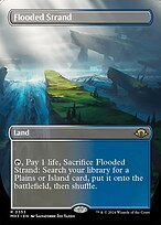 Flooded Strand (Borderless) (MH3-353) - Modern Horizons 3 Foil