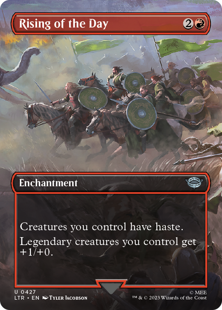 Rising of the Day (Borderless) (LTR-427) - The Lord of the Rings: Tales of Middle-earth Foil