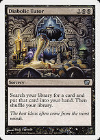 Diabolic Tutor (8ED-128) - 8th Edition Foil