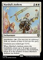 Marshal's Anthem (OTC-082) - Outlaws of Thunder Junction Commander