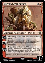 Daretti, Scrap Savant (CMM-213) - Commander Masters Foil