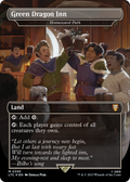 Green Dragon Inn - Homeward Path (Surge Foil) (LTC-395) - Tales of Middle-earth Commander / Green Dragon Inn (Borderless) Foil