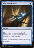 Run Out of Town (SNC-058) - Streets of New Capenna Foil