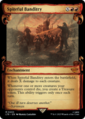Spiteful Banditry (Showcase Scrolls) (LTR-600) - The Lord of the Rings: Tales of Middle-earth: (Showcase) Foil