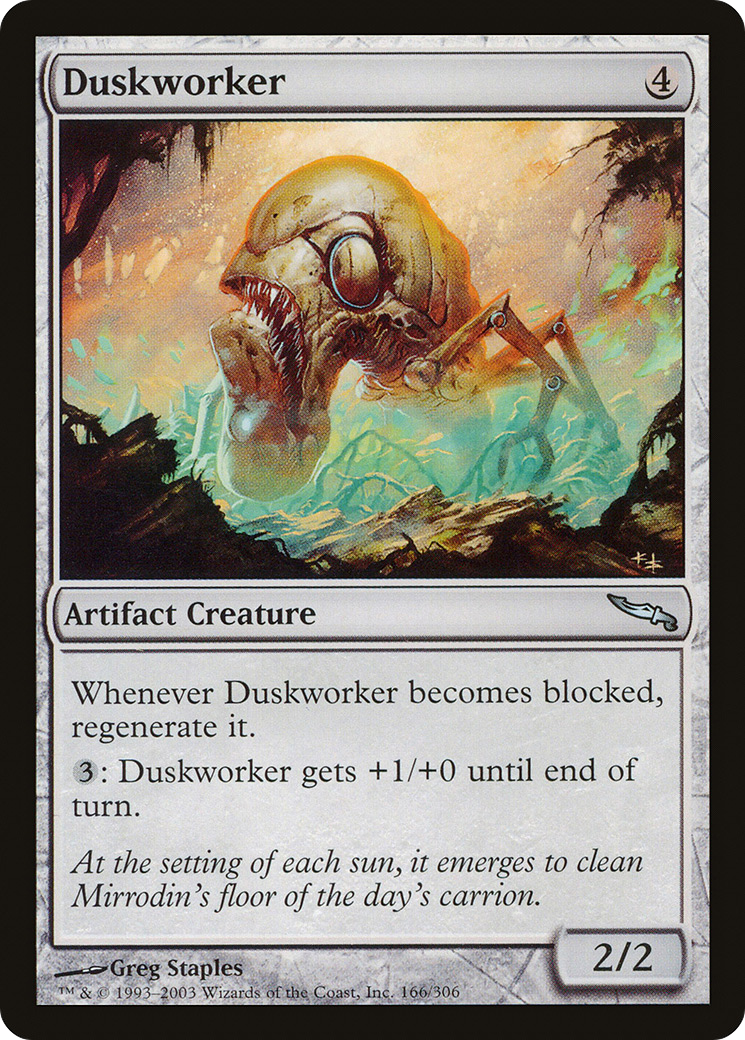 Duskworker (MRD-166) - Mirrodin Foil