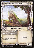 Realm-Cloaked Giant (Showcase) (ELD-277) - Throne of Eldraine: (Showcase) Foil