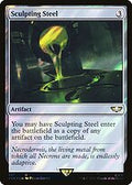 Sculpting Steel (Surge Foil) (40K-247) - Warhammer 40,000 Commander Foil