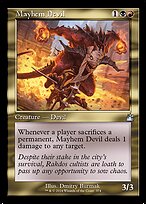 Mayhem Devil (Retro Frame) (RVR-374) - Ravnica Remastered
