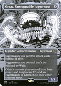 Graaz, Unstoppable Juggernaut (Borderless) (ONE-334) - Phyrexia: All Will Be One: (Showcase)